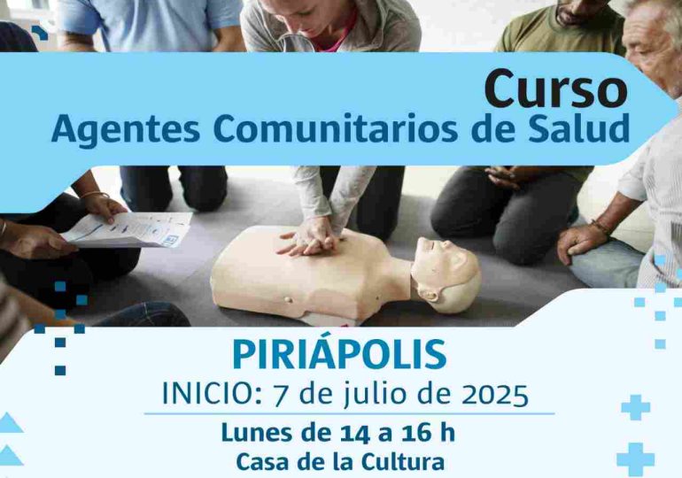 Curso gratuito para formarse como Agente Comunitario de Salud en Piriápolis