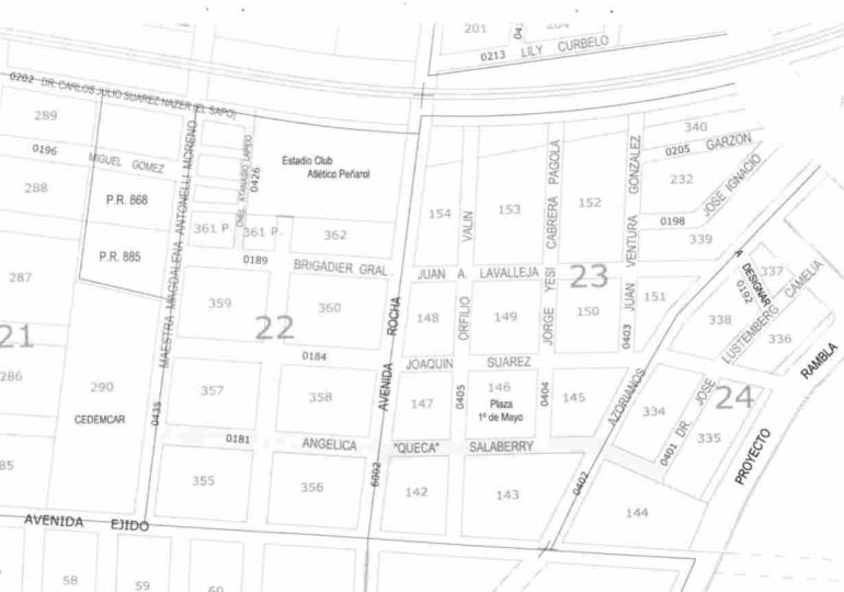 Cambio de denominación de calle en la ciudad de San Carlos