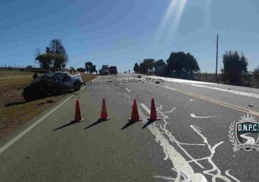 Colisión frontal en Ruta 3 dejó un fallecido en el departamento de Flores