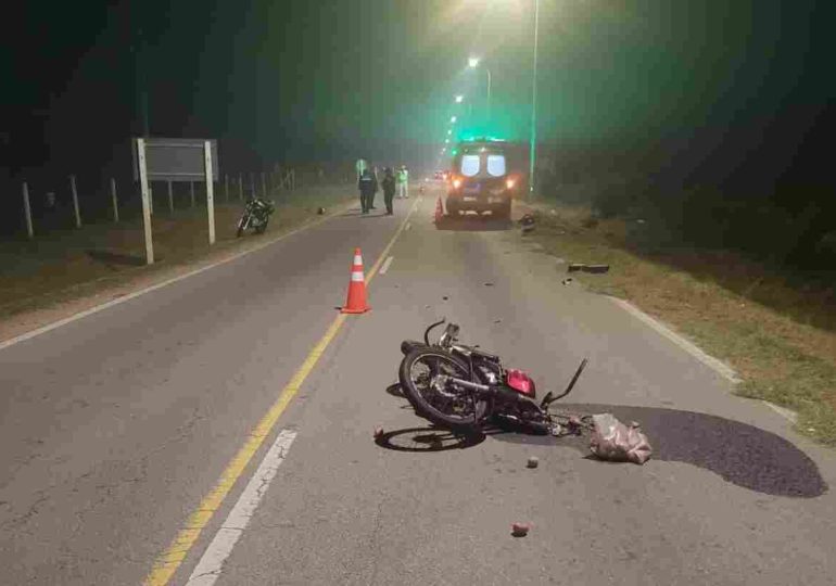Accidente fatal entre motos en Canelones deja un muerto y un herido grave