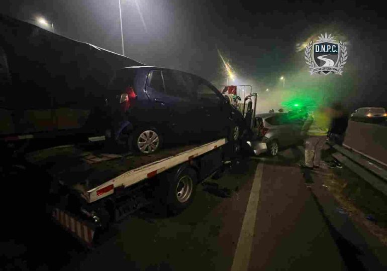 Choque múltiple en Ruta 5 dejó un camionero herido grave