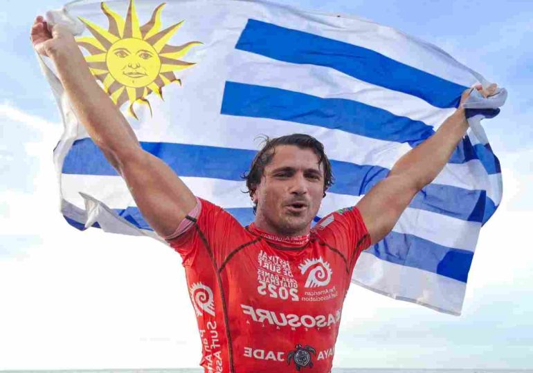 Ignacio Pignataro hizo historia para Uruguay: ganó el oro en el Panamericano de Surf en Guatemala