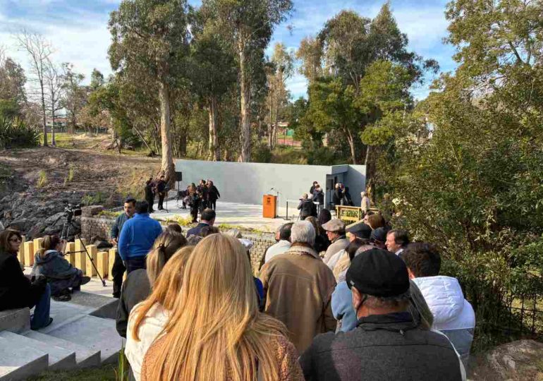 Antía inauguró segunda fase del Parque La Cascada en Piriápolis