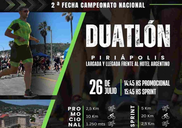 Piriápolis será sede del Campeonato Nacional de Duatlón