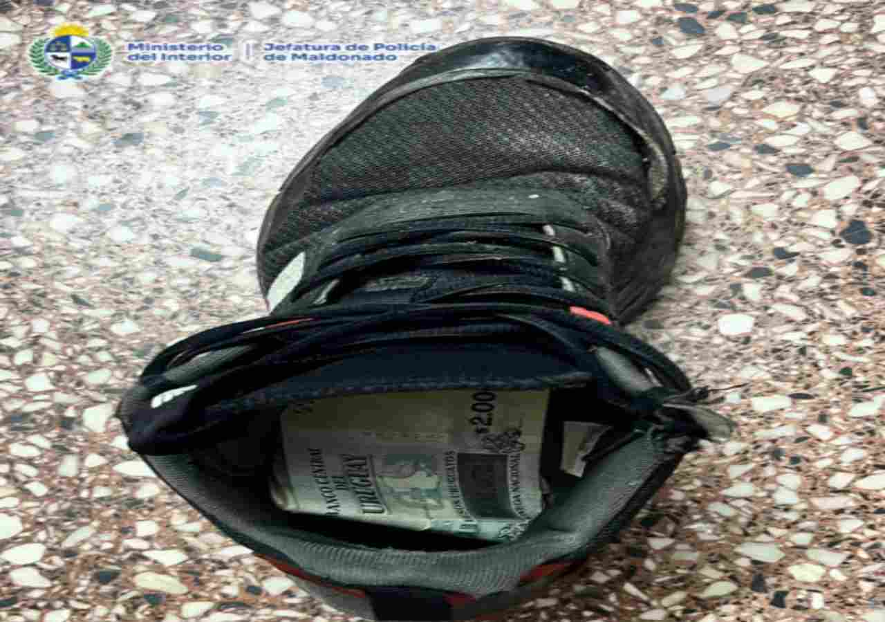 Condenado por simular rapiña y ocultar dinero en su calzado en Maldonado
