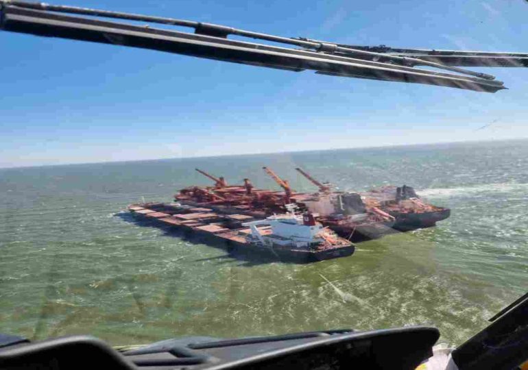 Marinero uruguayo herido en buque mercante fue evacuado por la Armada Nacional