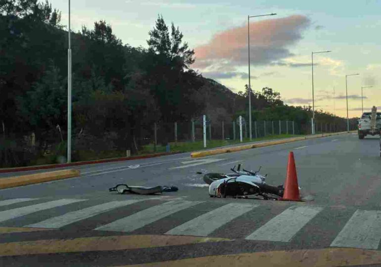 Fuga en moto terminó con choque y herido en Ruta 37