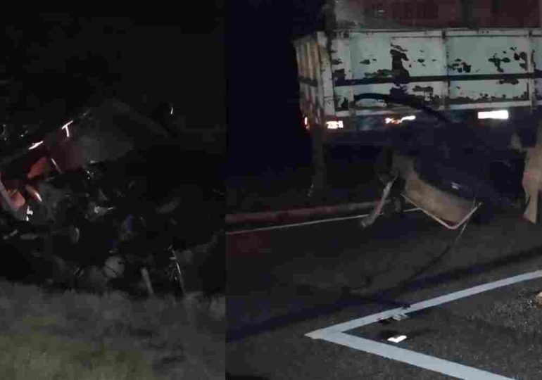 Mujer falleció tras choque entre camión y camioneta en Ruta 8, Lavalleja