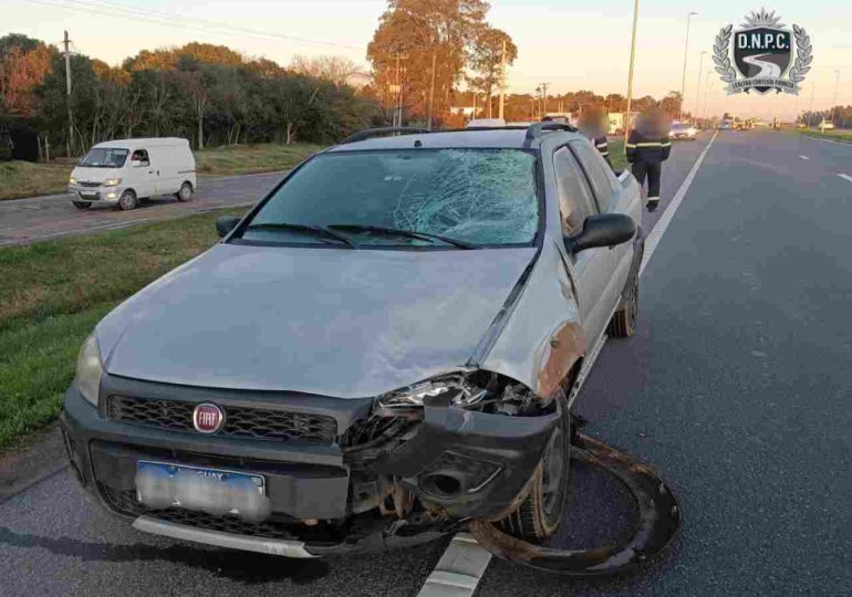 Siniestro fatal en Empalme Olmos: un peatón murió atropellado en Ruta 8