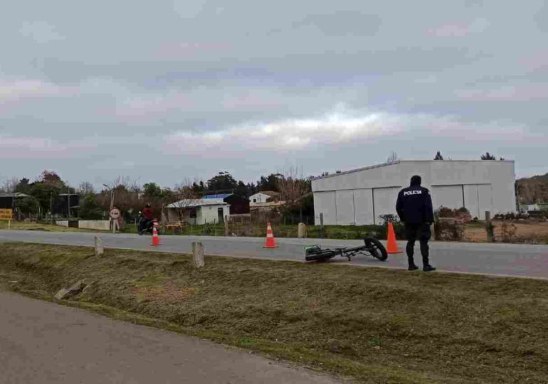 Hombre resultó lesionado tras caer de una bicicleta eléctrica