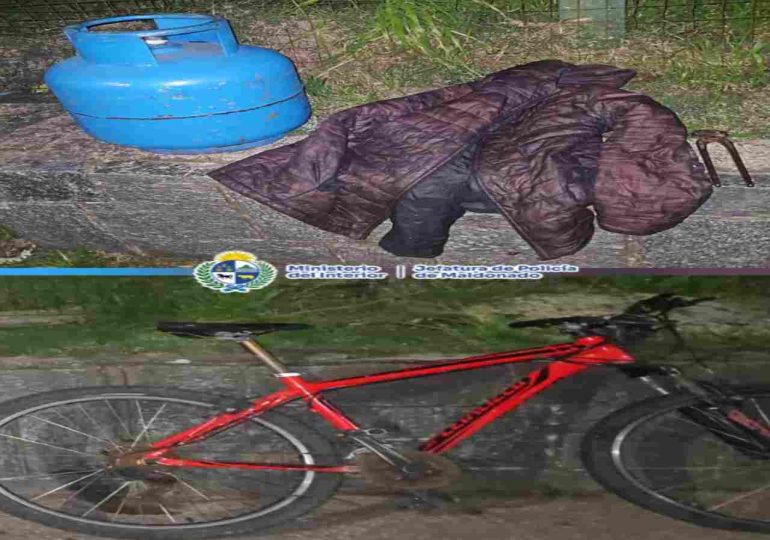 Hombre de 39 años fue detenido con garrafa y bicicleta robadas en Maldonado