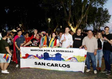 Intendente Abella participó de la quinta edición de la Marcha de la Diversidad en San Carlos