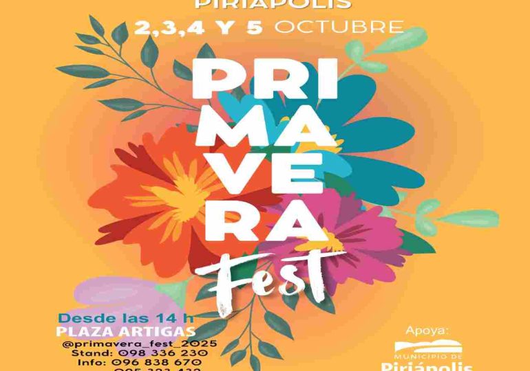 Plaza Artigas se llena de arte, sabores y shows en vivo durante Primavera Fest
