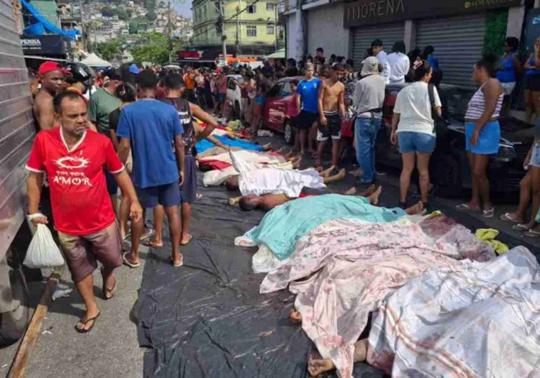 Río de Janeiro vive el mayor operativo de seguridad en 15 años con al menos 64 muertos