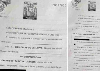 Cardama: notario español advierte que acta de garantía “podría ser falsa”