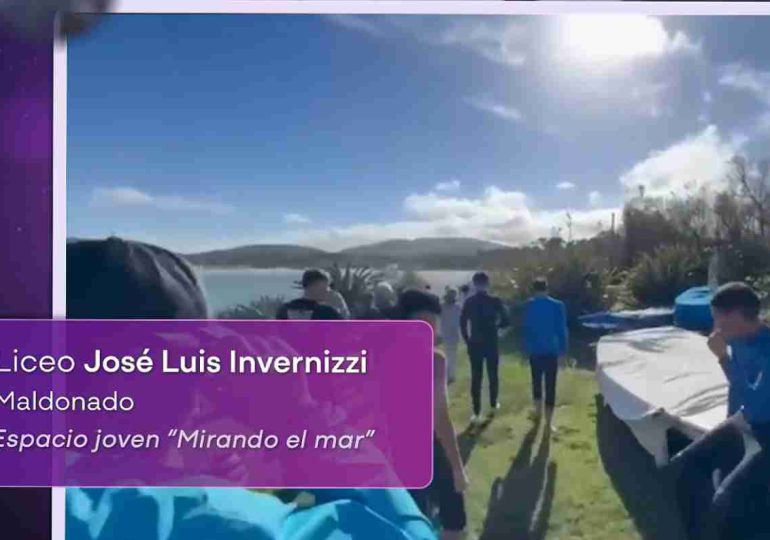 Liceo de Piriápolis José Luis Invernizzi, finalista de los Premios NODO con el proyecto “Mirando el mar”