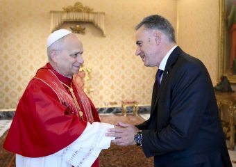 Presidente Orsi mantuvo audiencia oficial con el papa León XIV