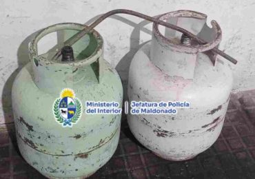 Detenido en Maldonado tras hurto y recuperación de garrafas