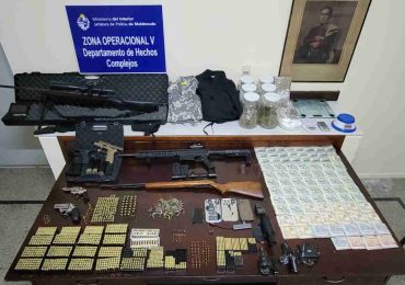 La Policía de Maldonado desarticula operativo vinculado al tráfico de armas y estupefacientes
