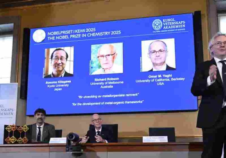 Premio Nobel de Química a avances en arquitectura molecular