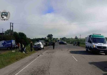 Siniestro fatal en Ruta 7 deja un muerto y ocho heridos
