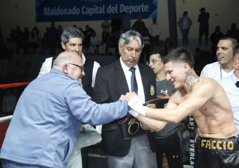 Maldonado Boxea tuvo su gran noche en el Campus y celebró los triunfos de Bouvier y Faccio