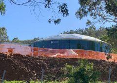 OSE mejora abastecimiento en Piriápolis con nuevo tanque y renovación de tuberías