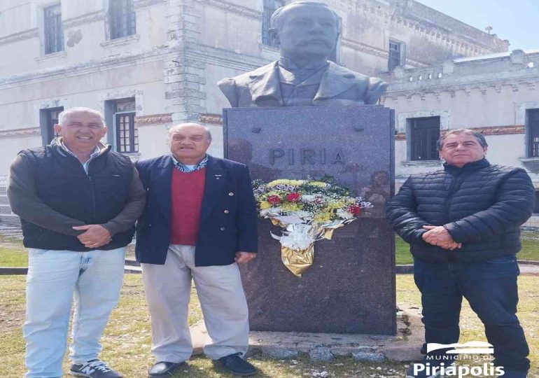 Autoridades locales rindieron tributo a Francisco Piria en el 135.º aniversario de Piriápolis
