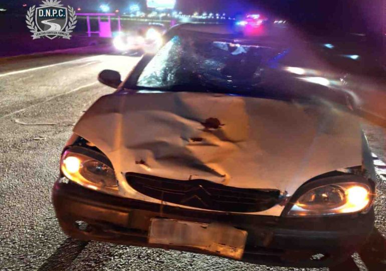 Adolescente embestido al cruzar la ruta en La Capuera