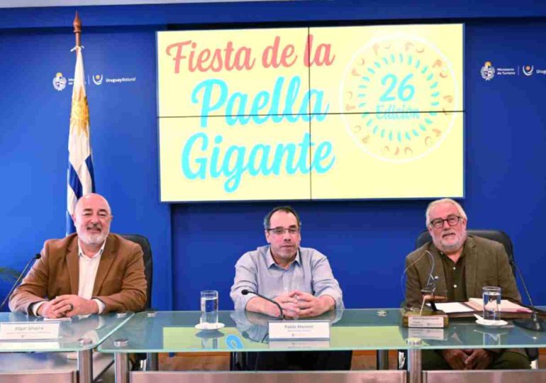 Lanzamiento de la 26ª Fiesta de la Paella Gigante en el Ministerio de Turismo