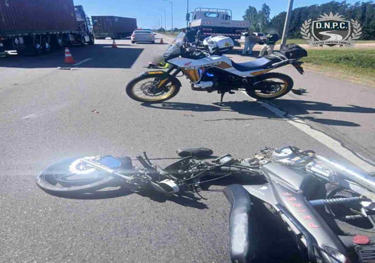 Grave siniestro en Ruta 5 | motociclista de 23 años permanece en estado reservado
