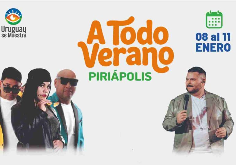 Piriápolis a Todo Verano: cuatro noches de música y feria en plaza Artigas