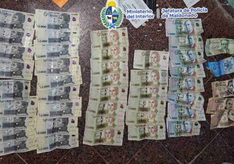 Detienen a dos personas y recuperan dinero tras hurto en un comercio de La Barra