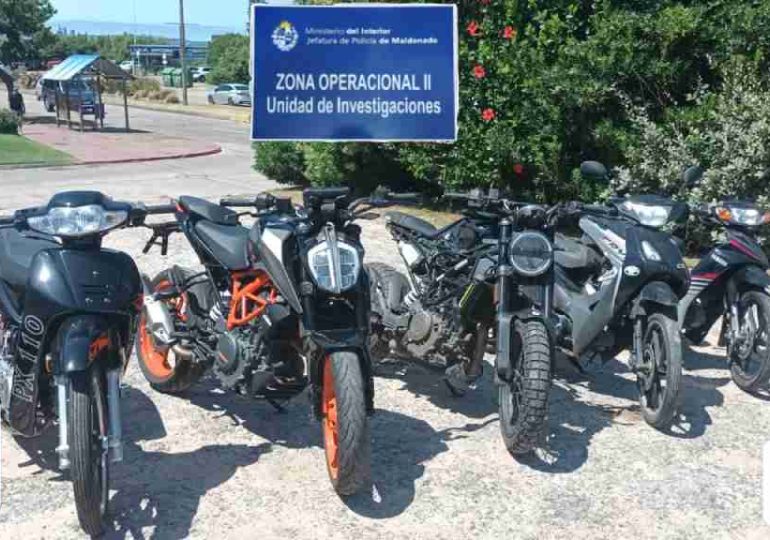Ocho detenidos y seis motos recuperadas tras la Operación “Locked Cat” en Cerro Pelado