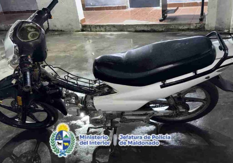 Operativo del PADO II permitió recuperar una motocicleta robada