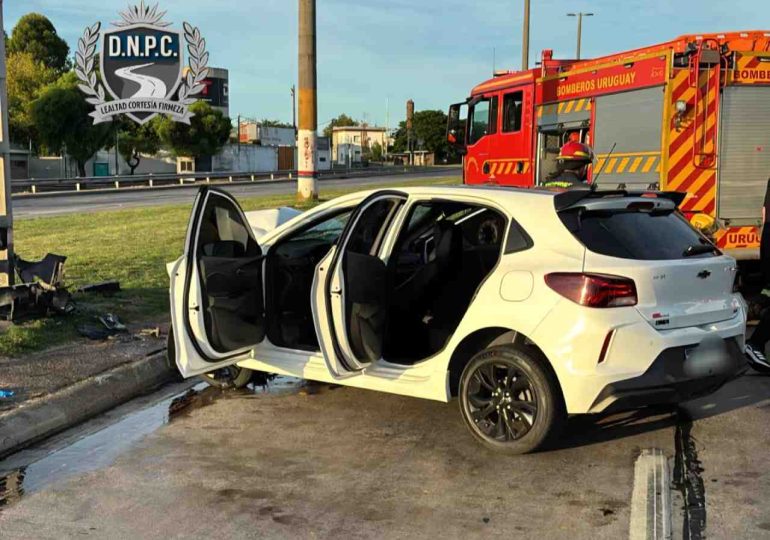 Siniestro fatal en los accesos a Montevideo dejó una joven fallecida