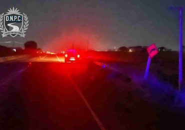 Peatón murió tras ser embestido en Ruta 7 y el conductor se dio a la fuga