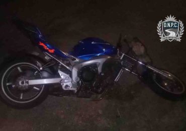 Grave siniestro de tránsito en Ruta 7 dejó a un motociclista politraumatizado