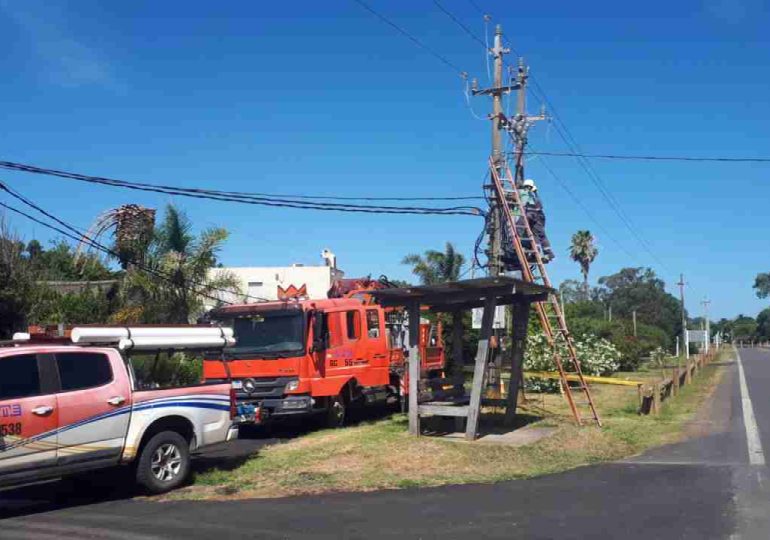 Apagones prolongados afectaron a Piriápolis y zonas aledañas por un aumento extraordinario del consumo eléctrico