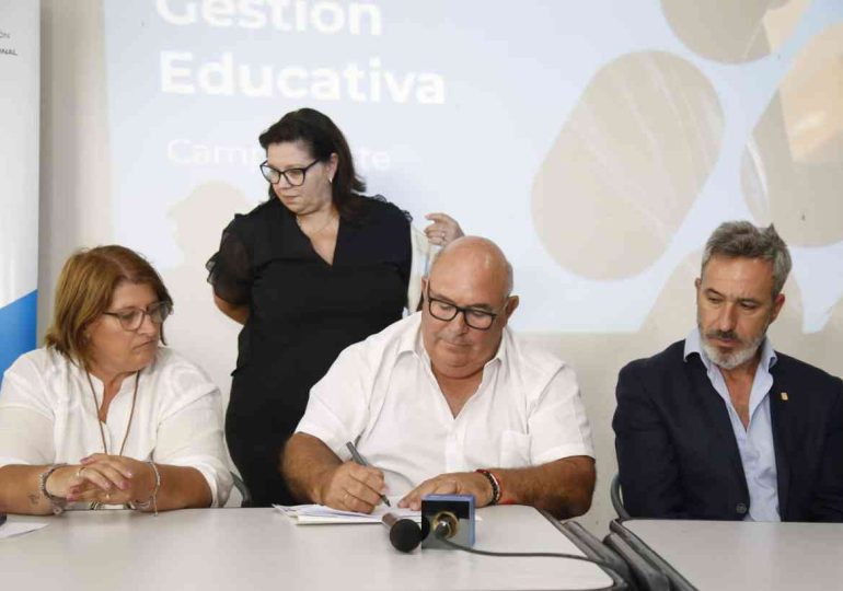 Tras la firma del convenio con UTU: Abella afirmó que la apuesta en estos cinco años es seguir formando a los jóvenes