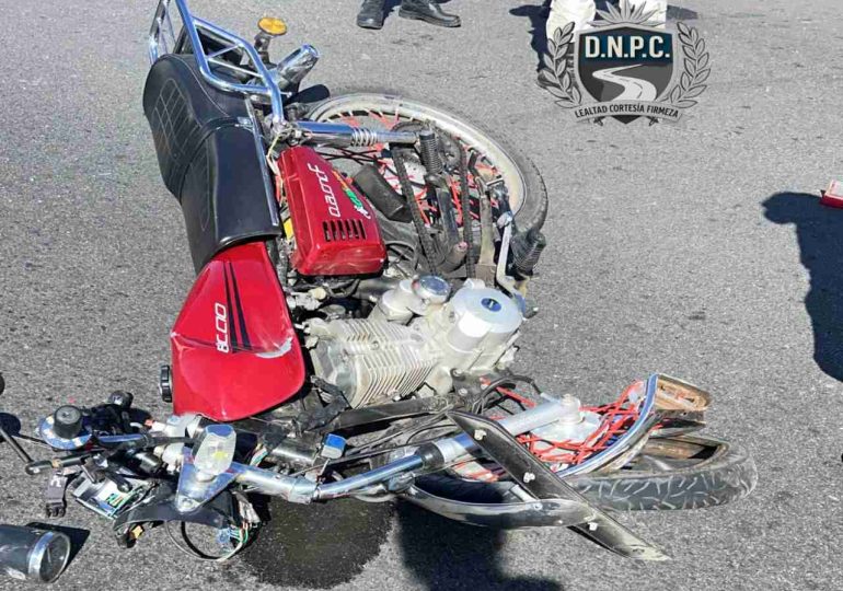 Motociclista grave tras choque y vuelco en Ruta Interbalnearia