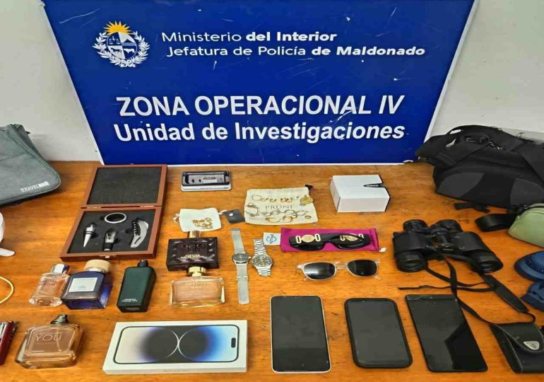 Dos formalizados por tres hurtos agravados en Maldonado