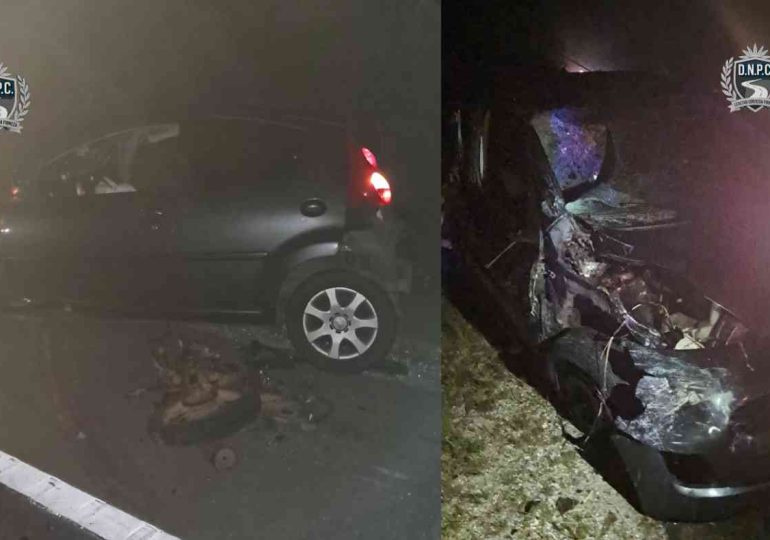 Motociclista murió tras triple colisión en Ruta 9, a la altura de La Esmeralda