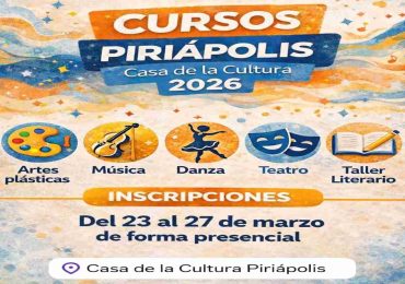 Inscriben para cursos de Cultura en Piriápolis