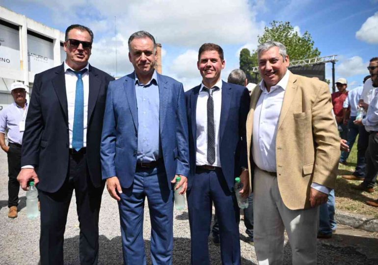 Enciso destacó reactivación del Frigorífico Florida