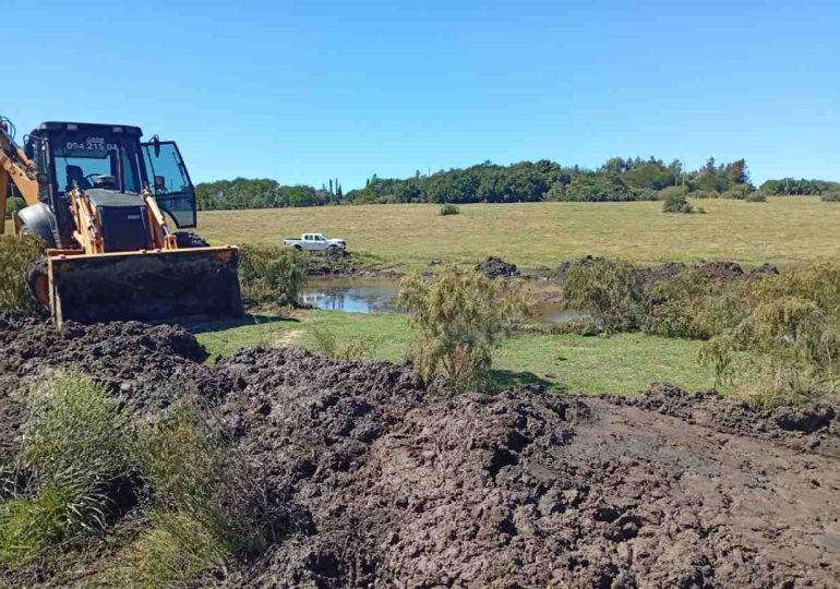 Maldonado inició limpieza de aguadas para enfrentar el déficit hídrico