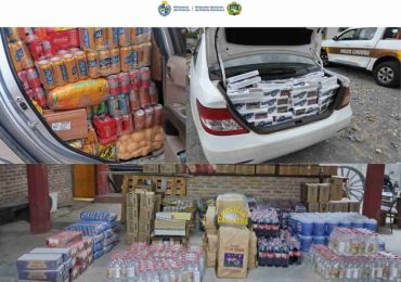 Policía Caminera incautó casi 5 millones de pesos en mercadería de contrabando