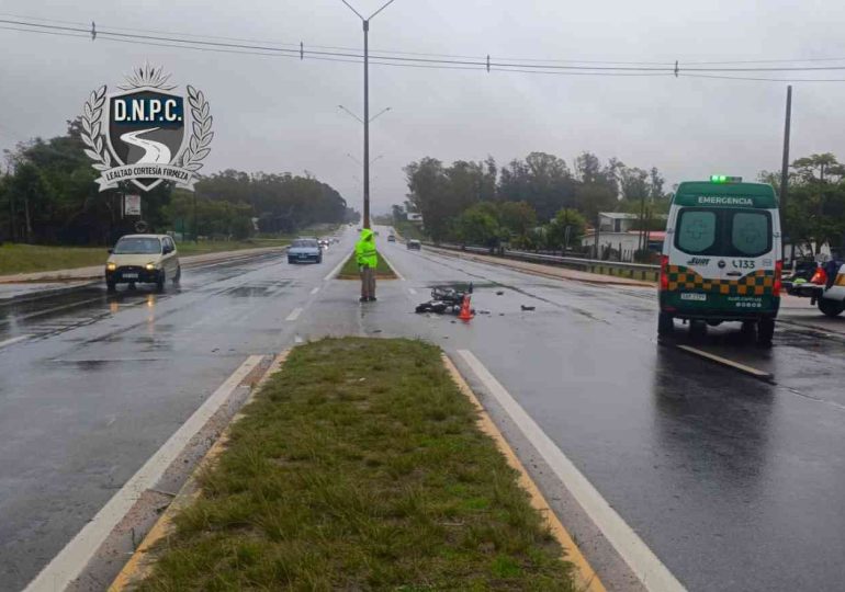 Motociclista de 26 años falleció en siniestro de tránsito en Ruta 102