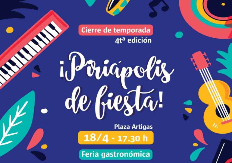 Piriápolis despide la temporada con música en vivo y feria gastronómica en Plaza Artigas
