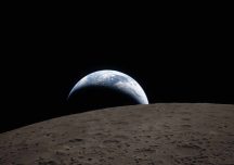 “Puesta de la Tierra”: histórica imagen captada desde la cara oculta de la Luna